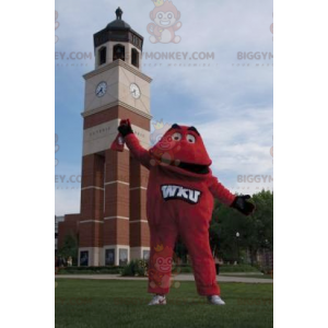 Little Red Monster Red Man BIGGYMONKEY™ Mascot Costume -