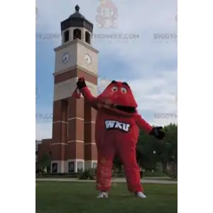 Little Red Monster Red Man BIGGYMONKEY™ maskottiasu -
