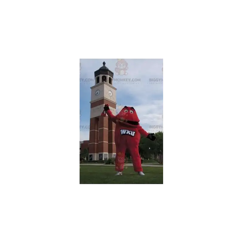 Little Red Monster Red Man BIGGYMONKEY™ maskottiasu - Little Red Monster Red Man BIGGYMONKEY™ maskottiasu -