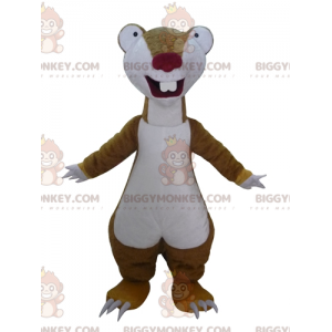 BIGGYMONKEY™ costume mascotte di Sid, il famoso bradipo marrone