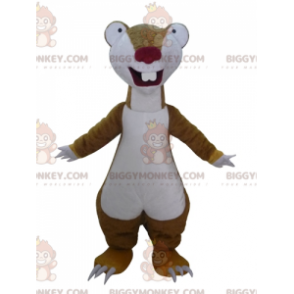 BIGGYMONKEY™ maskotkostyme til Sid den berømte brune dovendyret i istiden - Maskotter kjente mennesker - BiggyMonkey.com