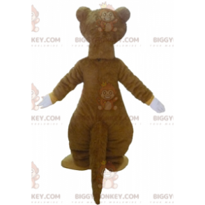 Kostium maskotki BIGGYMONKEY™ Sida, słynnego brązowego leniwca