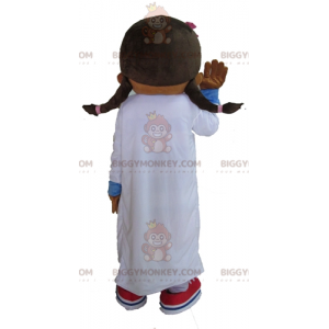 Costume da mascotte infermiere dottoressa BIGGYMONKEY™ in rosa