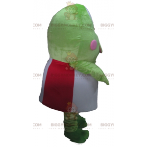 Costume de mascotte BIGGYMONKEY™ de grenouille verte très