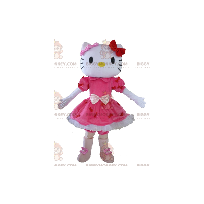 Hello Kitty Famoso costume della mascotte del gatto giapponese Hello Kitty Famoso costume della mascotte del gatto giapponese