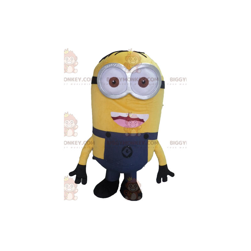 Costume de mascotte BIGGYMONKEY™ de Minion personnage jaune de Costume de mascotte BIGGYMONKEY™ de Minion personnage jaune de