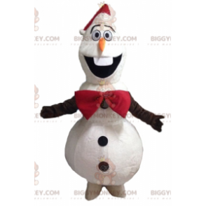 BIGGYMONKEY™ Olaf Famous Snowman Mascot Costume from Frozen -
