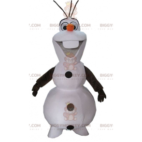 Traje de mascote famoso boneco de neve Olaf BIGGYMONKEY™ de