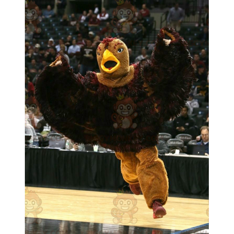 Braun Big Bird Eagle BIGGYMONKEY™ Maskottchen-Kostüm -