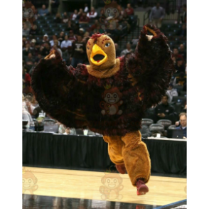 Hnědý kostým maskota Big Bird Eagle BIGGYMONKEY™ –
