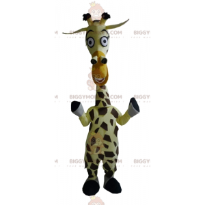 Costume de mascotte BIGGYMONKEY™ de Melman la girafe du dessin