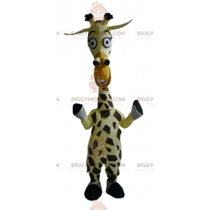 Disfraz de mascota BIGGYMONKEY™ de Melman, la famosa jirafa de
