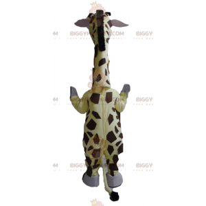 Costume de mascotte BIGGYMONKEY™ de Melman la girafe du dessin