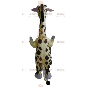 Costume de mascotte BIGGYMONKEY™ de Melman la girafe du dessin