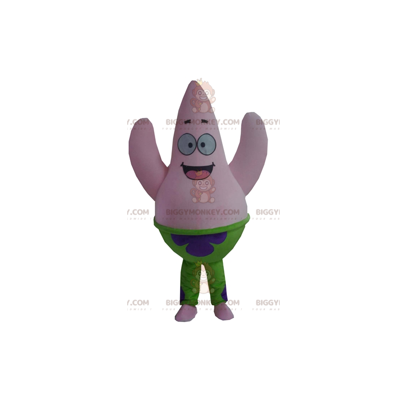 Disfraz de mascota BIGGYMONKEY™ de Patrick Famous Pink Starfish de SpongeBob SquarePants - BiggyMonkey.com