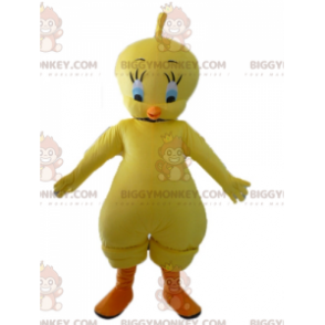 Slavný kostým maskota Looney Tunes Yellow Canary Tweety