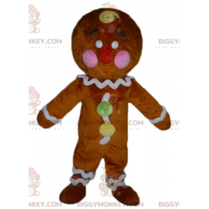 BIGGYMONKEY™ costume da mascotte del famoso biscotto di pan di