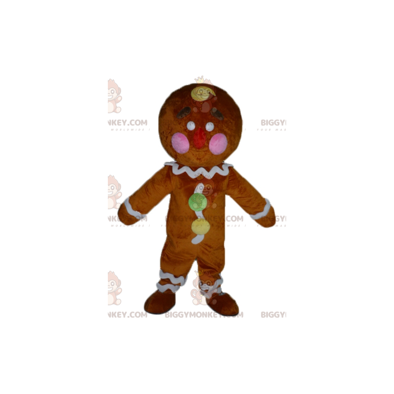 BIGGYMONKEY™ maskotkostume af Tis berømte honningkage i Shrek - BIGGYMONKEY™ maskotkostume af Tis berømte honningkage i Shrek -