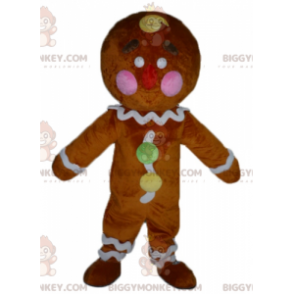 BIGGYMONKEY™ mascot costume of Ti's famous gingerbread cookie