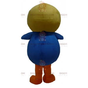 Disfraz de mascota de pájaro azul y blanco BIGGYMONKEY™ con