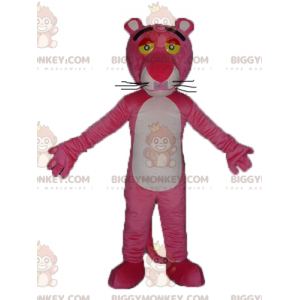 Pink Panther Cartoon Character BIGGYMONKEY™ Mascot Costume -