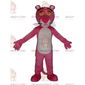 Pink Panther Cartoon Character BIGGYMONKEY™ Mascot Costume –