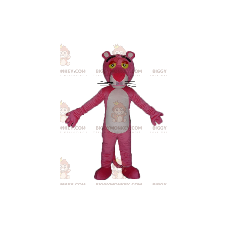 Pink Panther Cartoon Character BIGGYMONKEY™ Mascot Costume -