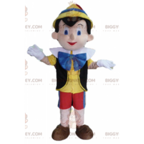 Pinocchio Famous Cartoon Character BIGGYMONKEY™ Mascot Costume