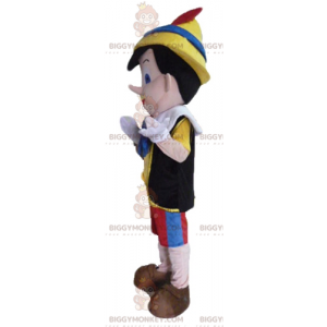 Pinocchio Famous Cartoon Character BIGGYMONKEY™ Mascot Costume