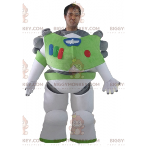 BIGGYMONKEY™ mascot costume of Buzz Lightyear famous character