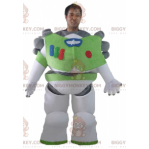 BIGGYMONKEY™ mascot costume of Buzz Lightyear famous character