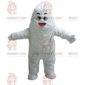 BIGGYMONKEY™ Giant Smiling White Yeti Monster Mascot Costume -