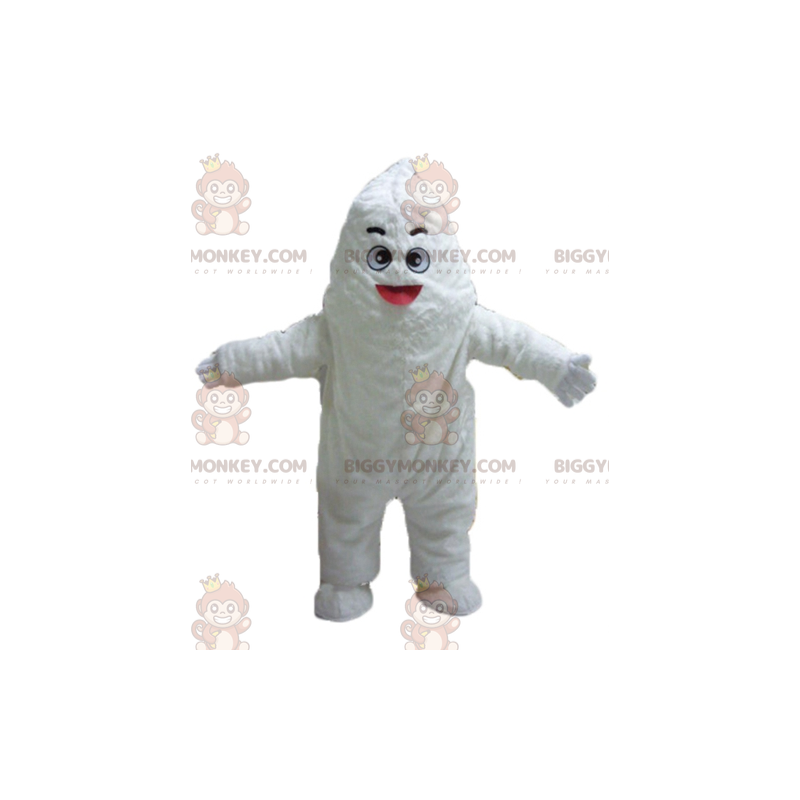 Costume de mascotte BIGGYMONKEY™ de monstre blanc de yéti géant Costume de mascotte BIGGYMONKEY™ de monstre blanc de yéti géant