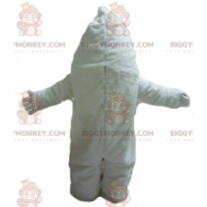 BIGGYMONKEY™ Giant Smiling White Yeti Monster Mascot Costume –