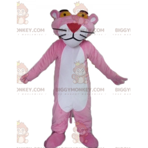 Pink Panther Cartoon-Figur BIGGYMONKEY™ Maskottchen-Kostüm -