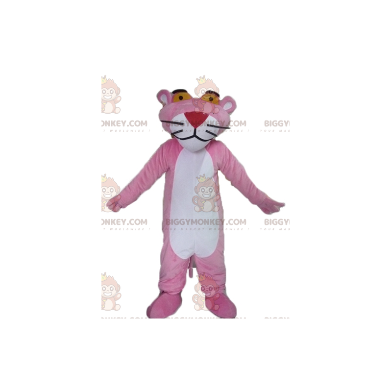 Pink Panther -sarjakuvahahmon BIGGYMONKEY™ maskottiasu - Pink Panther -sarjakuvahahmon BIGGYMONKEY™ maskottiasu -