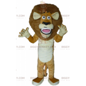 BIGGYMONKEY™ maskotkostume af Alex berømte løve fra Madagaskar