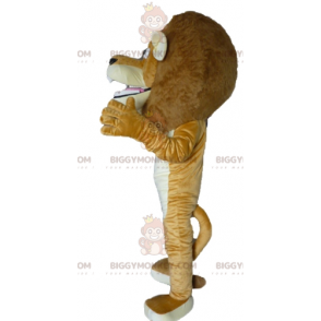 BIGGYMONKEY™ Maskottchenkostüm des berühmten Löwen Alex aus dem