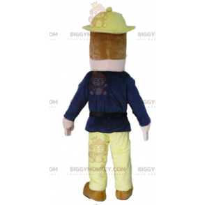 Traje de mascote Zookeeper Explorer Man BIGGYMONKEY™ –