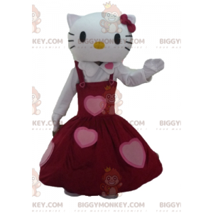 Disfraz de mascota de BIGGYMONKEY™ Hello Kitty vestido con un