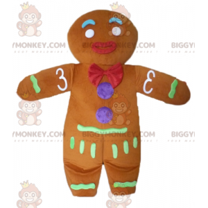 BIGGYMONKEY™ mascot costume of Ti's famous gingerbread cookie