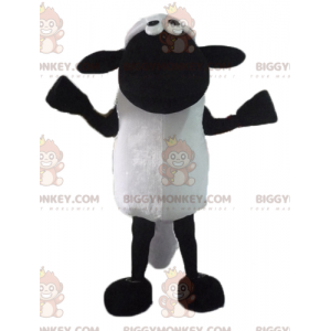 Shaun Famous Black and White Cartoon Sheep BIGGYMONKEY™ Mascot