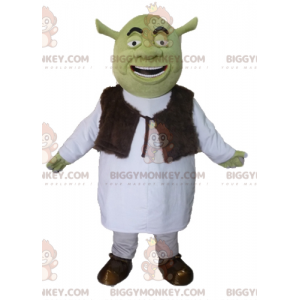 BIGGYMONKEY™ maskotkostume af Shrek, den berømte tegneserie