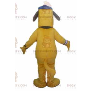 Big Yellow Dog BIGGYMONKEY™ Mascot Costume with Cap –