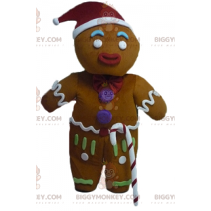 Traje de mascote BIGGYMONKEY™ do famoso biscoito de gengibre de
