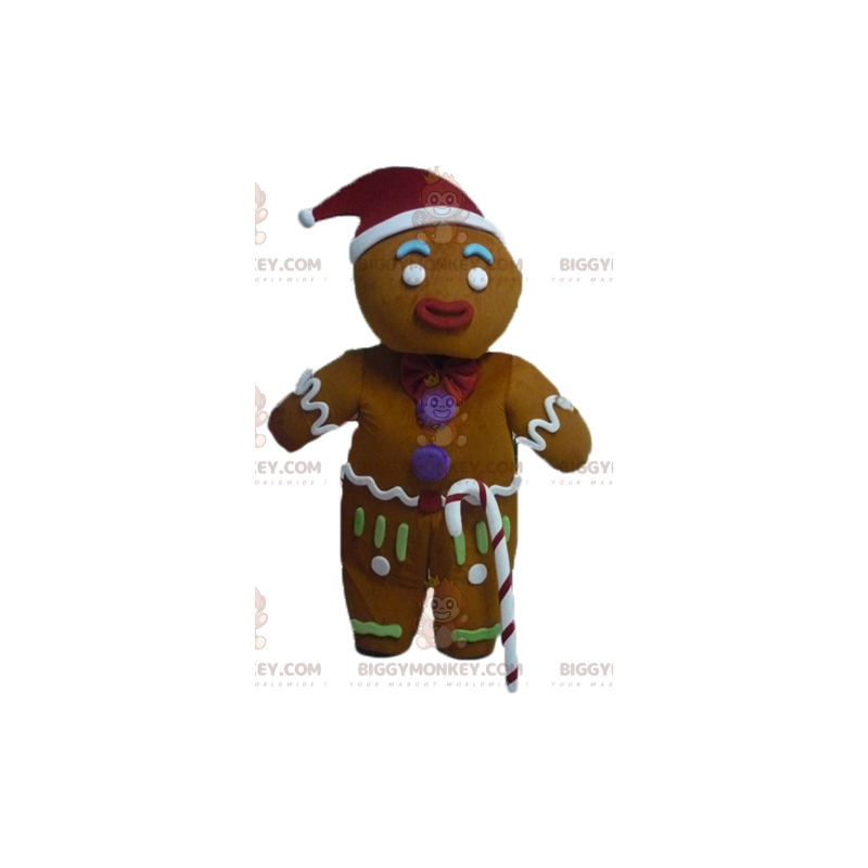 BIGGYMONKEY™ mascot costume of Ti's famous gingerbread cookie