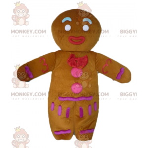 BIGGYMONKEY™ mascot costume of Ti's famous gingerbread cookie