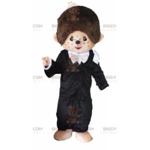 BIGGYMONKEY™ mascot costume of Kiki the famous brown monkey in