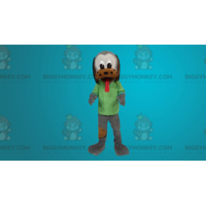 Kostým maskota velkého tříbarevného psa BIGGYMONKEY™ –