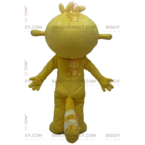  Costume mascotte BIGGYMONKEY™ Rodent Beaver giallo e bianco - Animali della foresta - BIGGYMONKEY_03390 - BiggyMonkey.com
